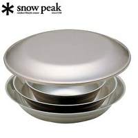 [ Snow Peak ] 不鏽鋼餐盤組-1人四件組 / 18-8不鏽鋼 / TW-021K