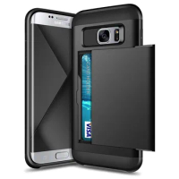 Wallet case for samsung galaxy s7 edge s7edge s 7 edge G930 G935F samsung s7 case Protective Credit Card Holder ID Slot Cover