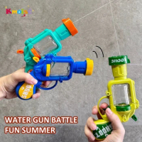 Children Plastic Revolver Water Gun Toy for Summer Outdoor Pool Play Water Shooting Game Squirting Gun Cheap Water Pistol Toys