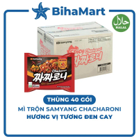 [THÙNG 40 GÓI] - SAMYANG - Mì trộn Samyang Chacharoni hương vị Jjajang cay, Mì trộn tương đen cay Ch