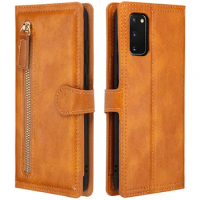 Leather Skin Flip Wallet Book Phone Case Cover S20FE S20 FE S21 S22 S23 Ultra Cover For Samsung Galaxy S20 Fe Fan Edition Note20