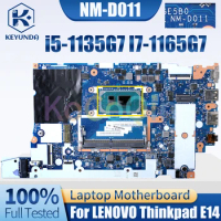 For LENOVO Thinkpad E14 Notebook Mainboard NM-D011 i5-1135G7 I7-1165G7 5B21C71871 5B21C71875 Laptop Motherboard Test