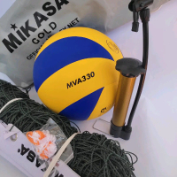 Paket Bundling 1 Set Bola Volly Mva330/Mg Mv2200 Supergol+Net Volly+Pompa+Pentil+Jaring Bola voli ku