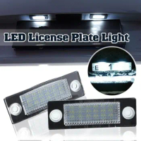 2pcs LED Number License Plate Light Lamp 3B5998026 for VW Passat B5.5 B6 Caddy MK3 Golf Transporter T5 T6 Touran Jetta Syncro