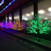 LED Cherry Blossom Tree 6.5Ft 1.8M 864 Pcs Height Outdoor Wedding Garden Holiday Christmas Light Decor LEDs