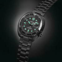 【SEIKO 精工】Prospex 黑潮海龜王機械潛水錶-黑/45mm 雙12限定(SRPK43K1/4R36-06Z0SD)