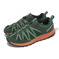 Merrell 戶外鞋 Wildwood Aerosport 男鞋 綠 橘 緩衝 速乾 抓地 快速扣 運動鞋 ML068087