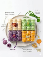 Donat Labu, Kentang, Ubi Ungu, Pandan Isi 21 | Aneka Donat Premium | Camilan Enak DONAT UBI