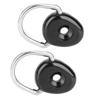 Stainless Steel Kayak D Ring Tie Down Loop Canoe Row Boat D Ring Safety Deck Fitting Parts Kayak Accessories 2pcs