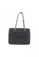 Chanel Pre-Loved Chanel matelasse grand shopping GST chain shoulder bag chain tote bag Caviar skin b