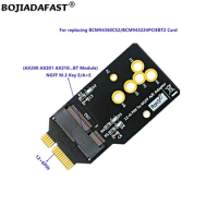 12+6PIN Interface to M.2 NGFF Key E Key A+E Wireless Adapter Card For AX 200 AX210 WIfi Module BCM94360CS2 / BCM943224PCIEBT2