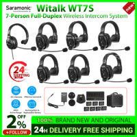 Saramonic Witalk WT7S Full Duple Wireless Intercom Headset System True Full-Duplex Operation with Simultaneous Communication