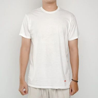 Kaos SUPREME HANES LOGO BOX WHITE 3 PCS SET TSHIRT 100% ORIGINAL Size L