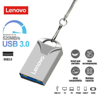 Lenovo USB Flash Drive 2TB USB 3.0 Pendrive 1TB ความทรงจำความเร็วสูง Transfer 520เมกะไบต์/วินาทีไดรฟ์ปากกาสำหรับแล็ปท็อปศัพท์ Nintendo Switch
