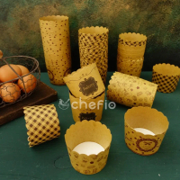 Cup Case Kertas Kraft Alas Kue Muffin Cupcake Roti Bolu