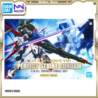 BANDAI Original PG 1/60 Perfect Strike Gundam Mobile Suit Gundam seed Gunpla Model Kit Assembly/Assembling