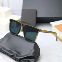 Cod【Paket Kotak&Lap】-Mg237 Kacamata Hitam Wanita Anti Silau Dan Anti Uv400 Kacamata Gaya Sunglasses 