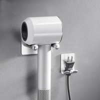 Hair Dryer Holder Wall Mount Compatible With Dyson Hair Dryer 304 Stainless Steel Hair Dryer Storage Organizer holder