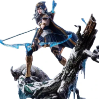 33Cm Resin League of Legends Lol Ashe Game Action Figure 1/6 Collectible Ornament Statues Garage Kit Model Toys Gift