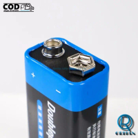 Batu Baterai Doublepow 9V 6F22 Non Rechargeable BlackBlue 1 Pcs