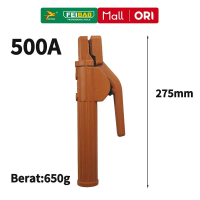 FEIBAO F04 1066 500A Kuning Stang Las Listrik 275mm Berat 650g Alat Las Profesional Daya Tinggi Flek
