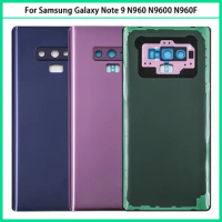 New For SAM Galaxy Note 9 N960 N9600 N960F Battery Back Cover Rear Door Note9 3D Glass Panel Note9 Housing Case Camera Lens