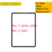 10Pcs/Lot For Apple iPad Pro 11 2018 2020 2021 Touch Screen Front Outer Glass Panel Lens For Ipad Pro 11 LCD Glass With OCA