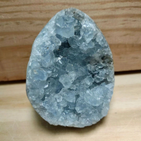 幸水晶 - 幸水晶 - 【天青石水晶蛋 7CM擺件】+ 撫慰憂慮 招來好運 200G