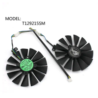 New GPU Cooler Fan 95mm For ASUS STRIX RX570 4G T129215SM RX 580-O8G/GTX1080TI P11G P104-100 0.25AMP 4 Pin GAMING Graphics Card