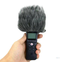 M5TD Recorder Furry Outdoor Windscreen Muff for Pop Filter Wind Cover Shield Fits for Zoom H1 Handy Portable Recorder