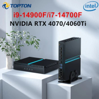 Super Deal 14Th Gen Gamer Mini PC i9 14900F i7 14700F NVIDIA RTX 4070 12G 4060Ti 2xDDR5 Liunx Gaming PC Desktop Computer WiFi6