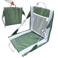 Portable Stadium Seat Cushion Foldable Chair With Backrest Soft Sponge Cushion Back Chair Moisture-proof Beach Seat Pads