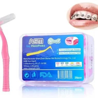 Interdental Brush Orthodontics Pembersih Gigi 0.6mm