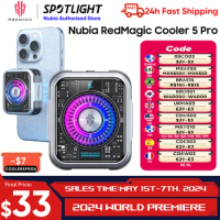 Nubia RedMagic VC Liquid Cooler 5 Pro Magnetic Phone Cooler for Red Magic 9 Pro iPhone 15 Pro Max Poco X6 Pro Xiaomi 14 Ultra