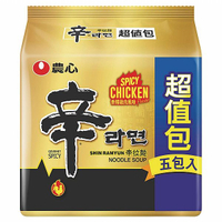 韓國 農心 辛拉麵(香辣雞肉風味)120gx5包(超值包)【小三美日】 DS017619