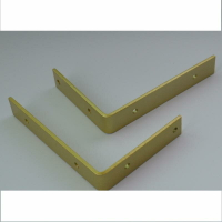 L型隔板托木板支架層板架托墻上三角架墻壁固定支撐架金色托架子