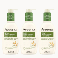 Aveeno Daily Moisturising Lotion Trio for Instant and Long Lasting Hydration 900ml Mega Bundle