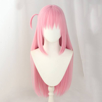 FCGotou Hitori Cosplay Bocchi The Rock Gotou Hitori Cosplay Costume JK Uniform Pink Jacket Skirt Wig