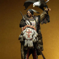 Resin Figure 1/18 90mm ancient fantasy man warrior Model Unassambled Unpainted Figure Building Kit