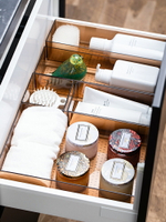 朵頤創意抽屜收納盒家用櫥柜抽屜透明塑料分格盒自由組合自由收納1入