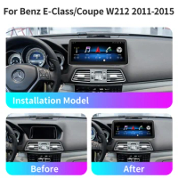 10.25'' Screen For Mercedes Benz E Class/Coupe W212 Android 10 Auto Radio Multimedia Player GPS Navigation Car CarPlay 2011-2015