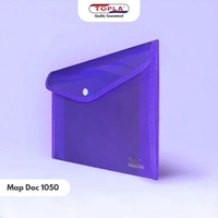 Map dokumen 1050 folder kertas berkas kantoran dan sekolah berkancing ukuran A4 Topla MD1050 UNGU