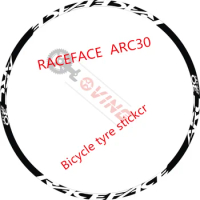High quality RACEFACE ARC30 MTB Mountain Bike rim sticker Bicycle wheel waterproof decorative decal