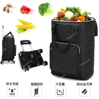 五輪摺疊手拉車買餸車#YH26_01017