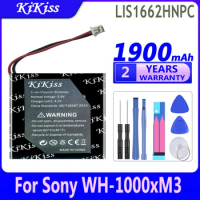 1900mAh KiKiss Battery SP 624038 LIS1662HNPC (WH-1000xM3) For Sony WH-1000xM3 WH-1000MX4 WH-CH710N/B WH-XB900 WH-XB900N WH-XB910