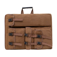 Art Portfolio Case Backpack Large Capacity Artist portfolio Bag Nylon Carrying Case Portfolio Folder for Artwork Storage