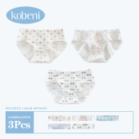KOBENI【แพ็ค 3ตัว】กางเกงในน่ารัก เซ็ตลายดอกไม้ กางเกงในคอตตอน ผ้าลื่น ใส่สบาย ยืดเยอะ ขนาด M-XL คําแน