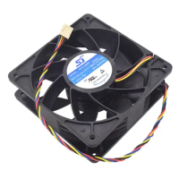 12V 4.5A 12CM Cooling Fan Replacement Square 4-Pin CANAAN AVALON 1246 1166 1146 1126 1066 PRO SHA-256 Bitcoin Cash New