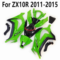 Green glossy black line print Motorcycle Full Fairing Kit For Kawasaki ZX10R Cowling Fit ZX10 R ZX 10R 2011 2012 2013 2014 2015