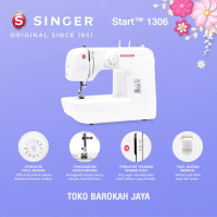 MESIN JAHIT SINGER  1306 START PORTABLE - Putih
